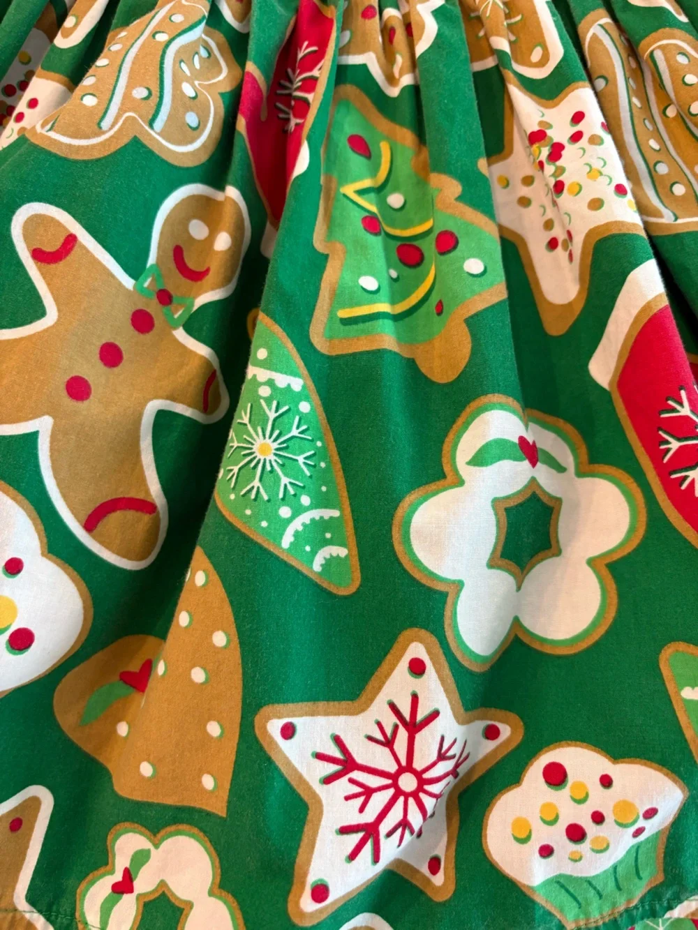 Eleanor Rose Boutique Holiday Red Green Chirstmas Party Dress Gingerbread Size 4